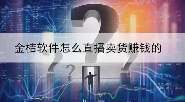 金桔软件怎么直播卖货赚钱的